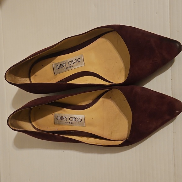 Jimmy Choo Suede Alina Flat EU 38 - Picture 3 of 9